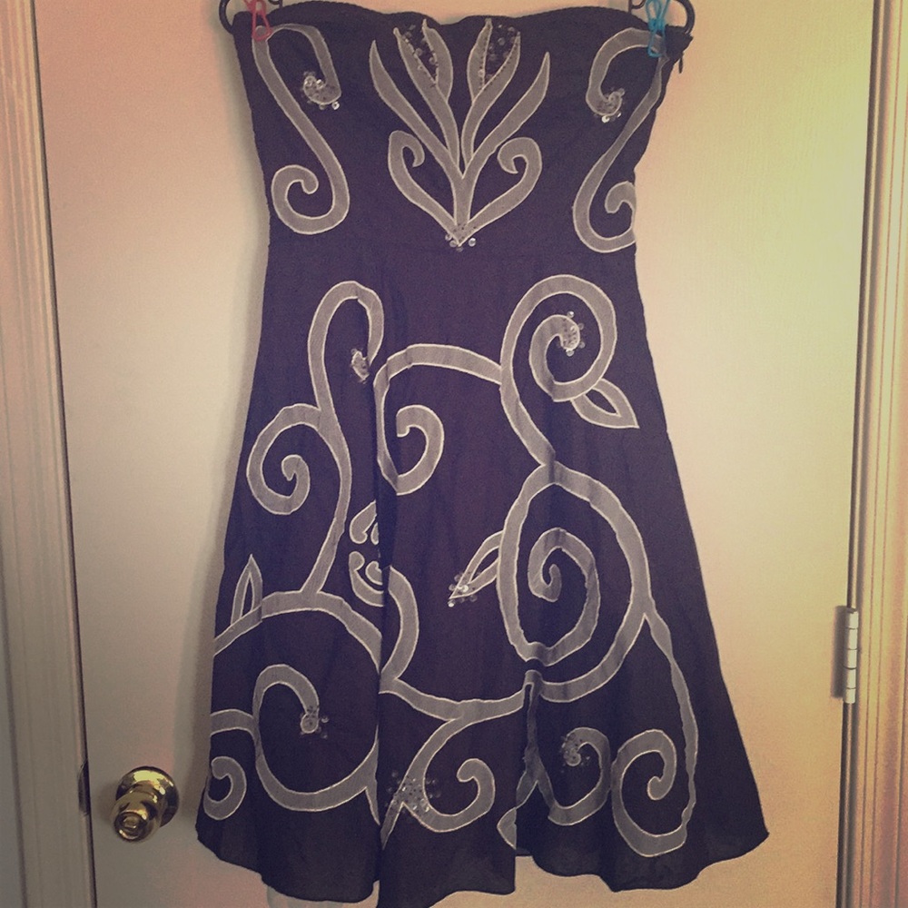 Guess Jeans Authentic M Strapless Dress